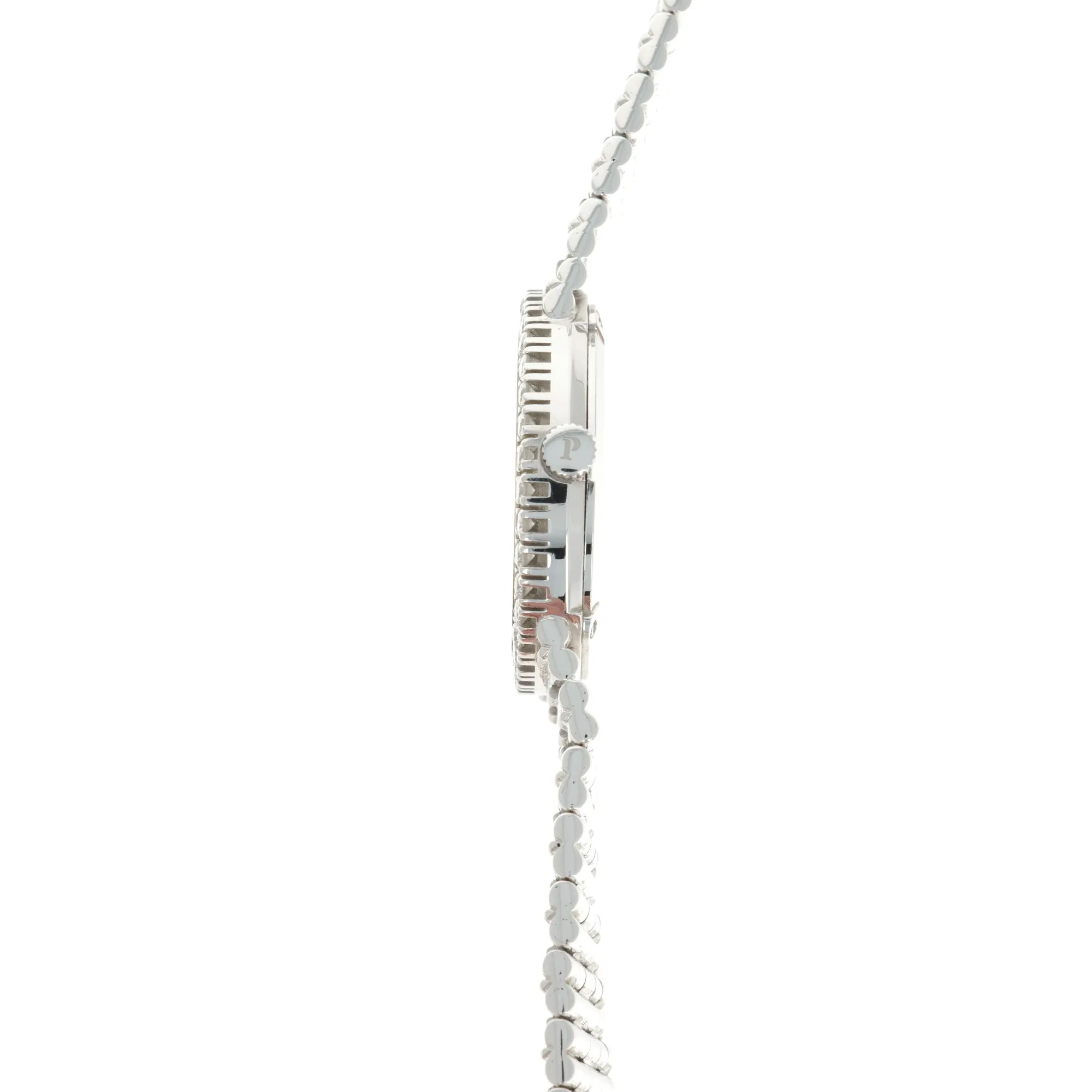 Piaget White Gold Pave Diamond Watch, Circa 1980s