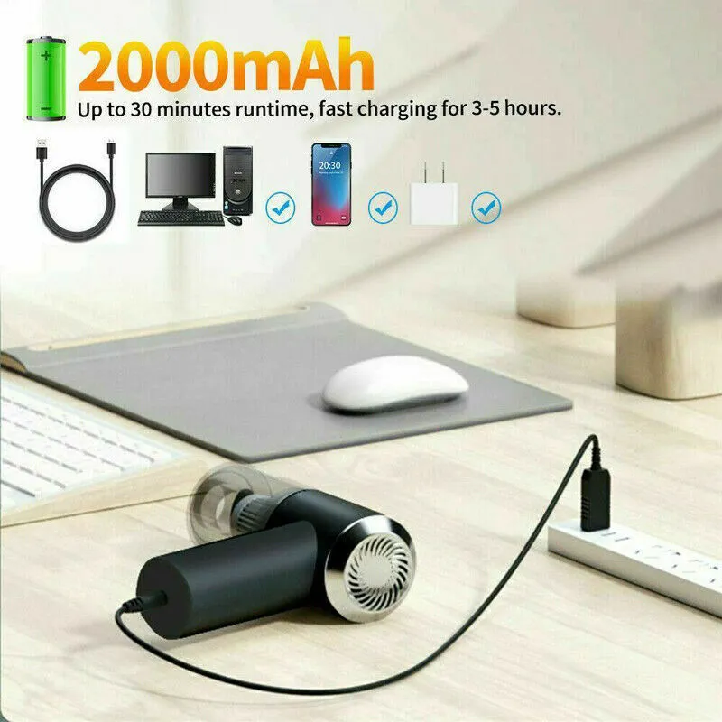 Portable Vacuum High Power Cordless, Hand Vacuum Rechargeable.