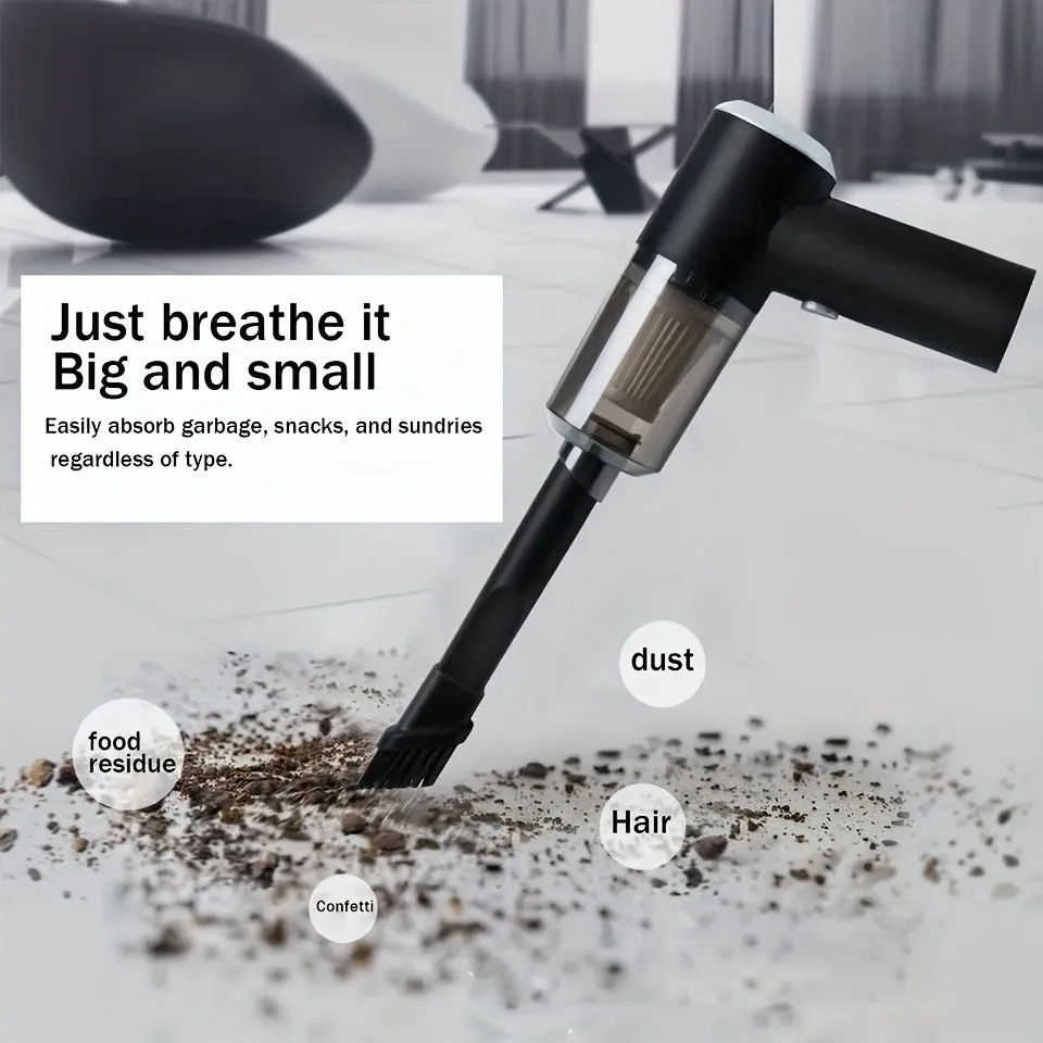 Portable Vacuum High Power Cordless, Hand Vacuum Rechargeable.