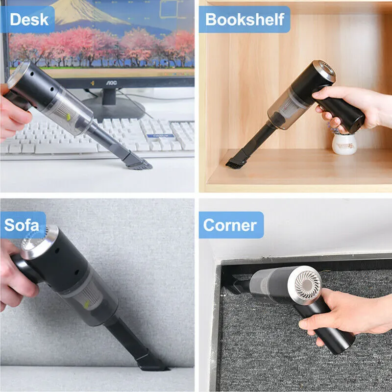 Portable Vacuum High Power Cordless, Hand Vacuum Rechargeable.