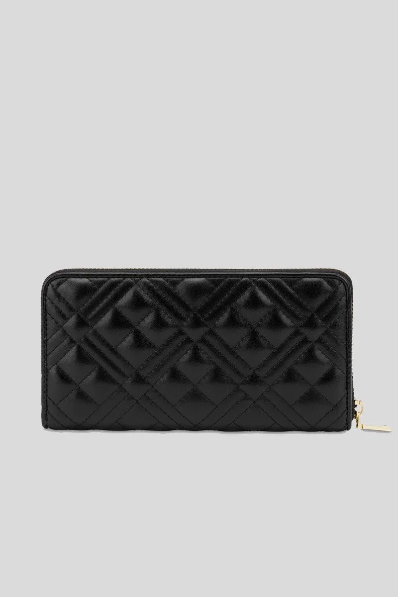 Portafogli Quilted Pu - Nero
