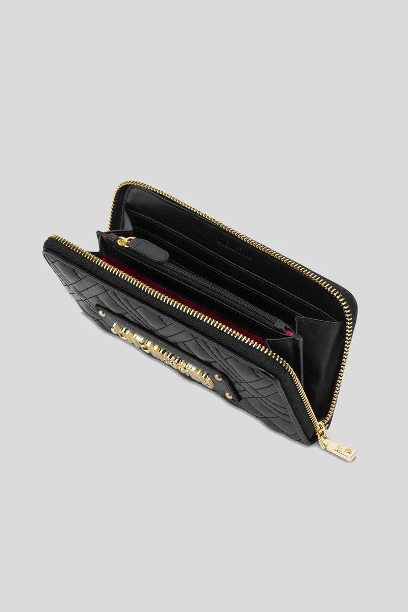 Portafogli Quilted Pu - Nero