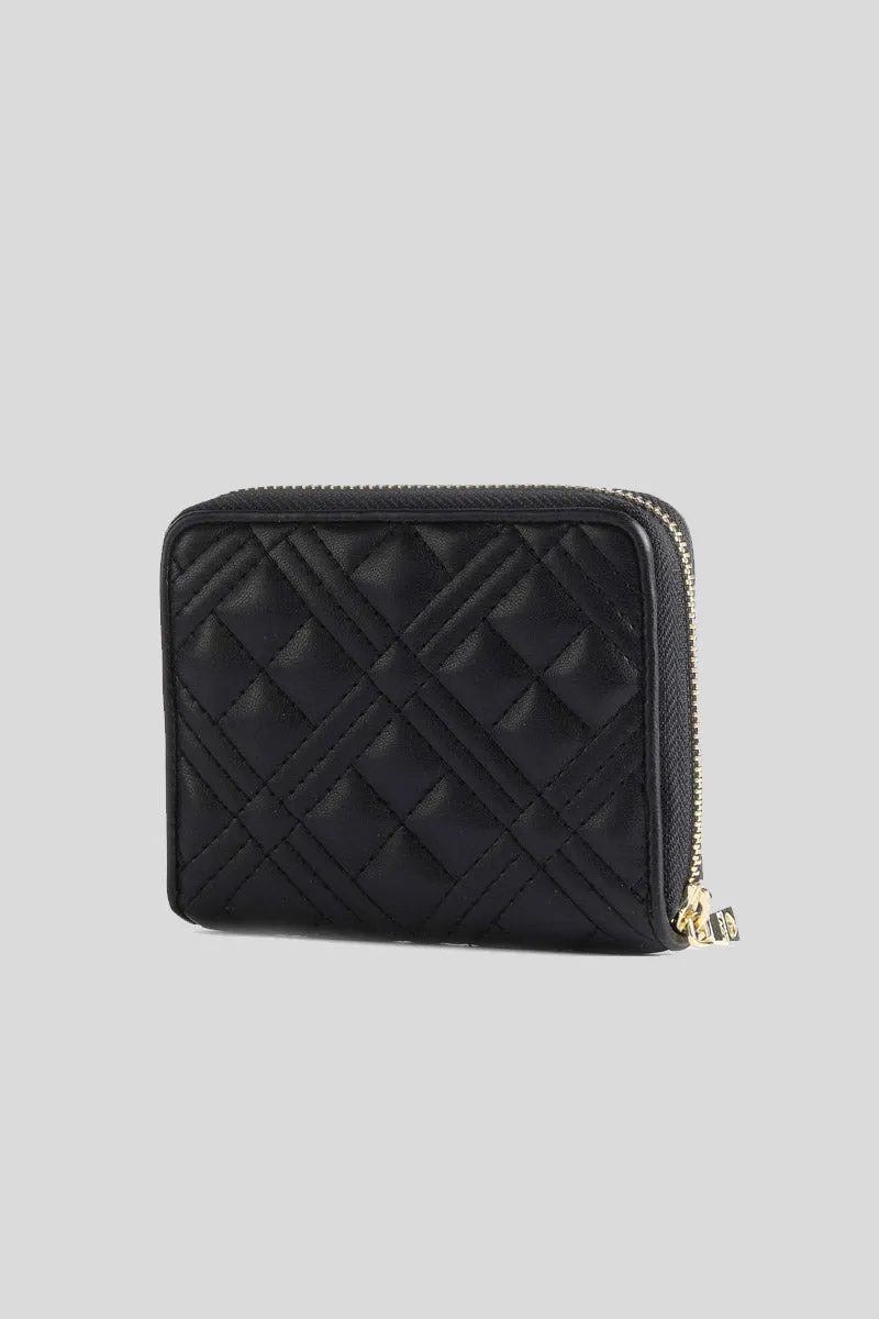 Portafoglio Quilted - Nero