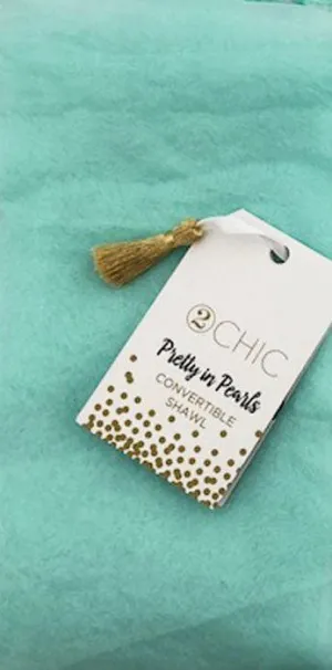 Pretty in Pearls Shawl Scarf