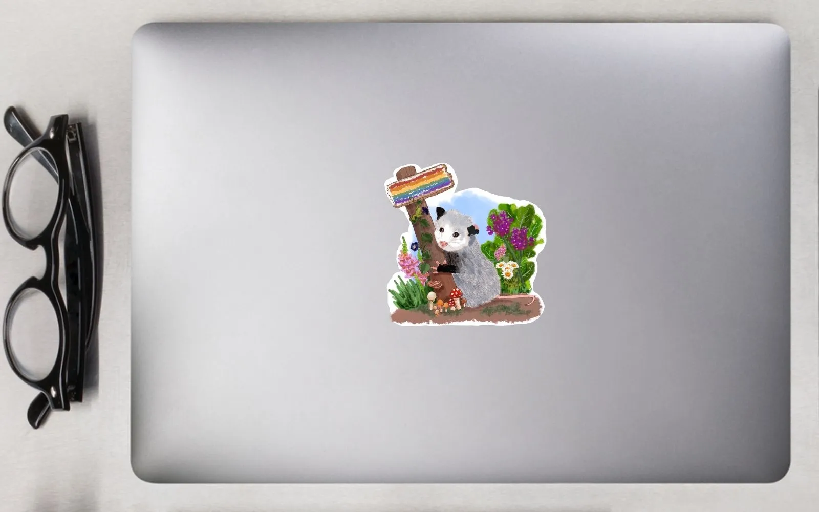 Pride Opossum Sticker