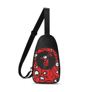 Printed   Embroidered Casual Chest Bags