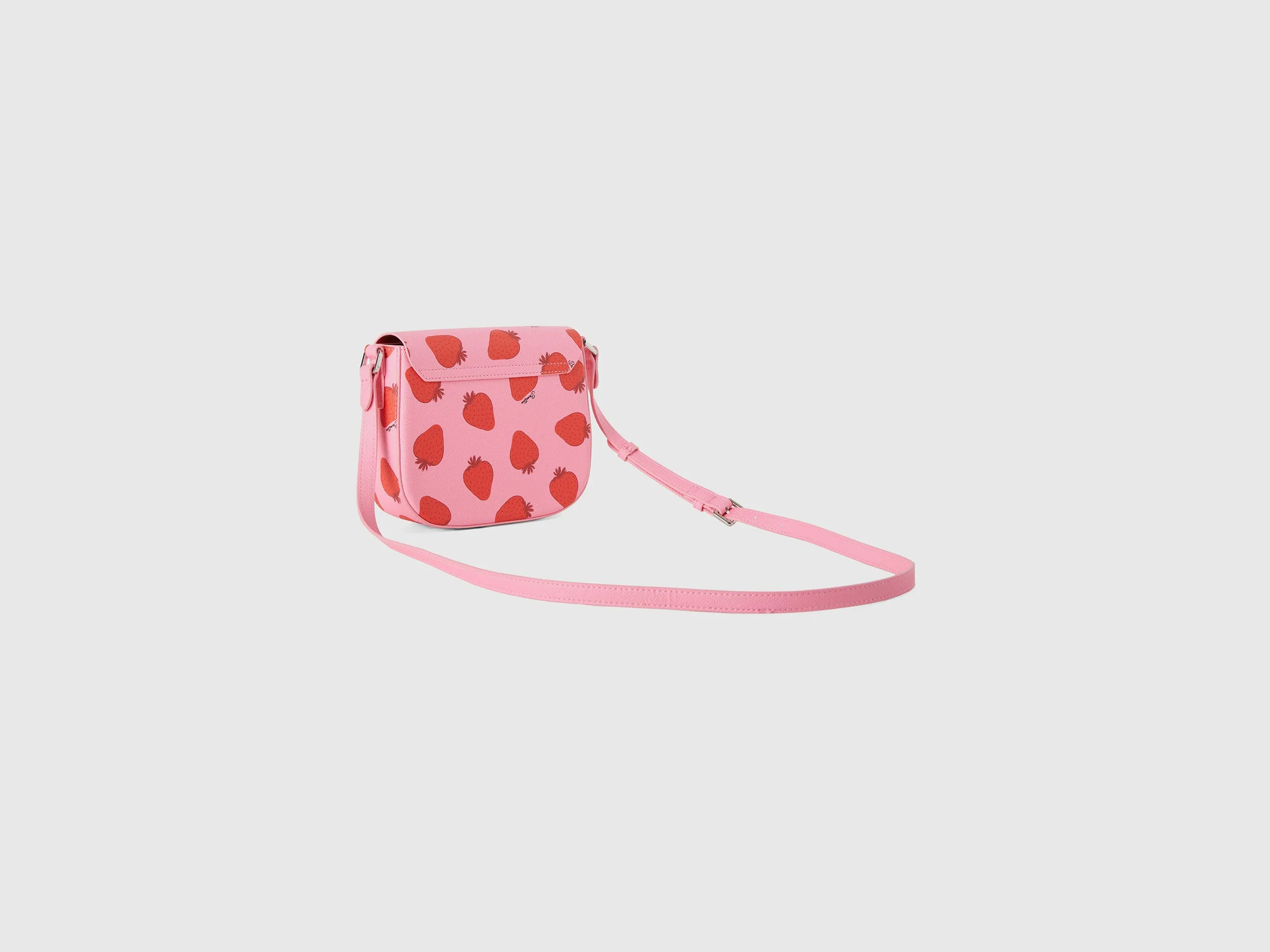 Printed Magnetic Closure Sling Bag