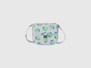 Printed Magnetic Closure Sling Bag