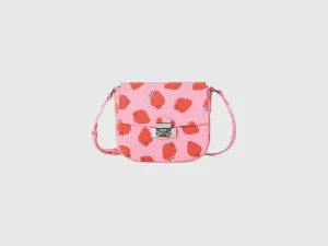 Printed Magnetic Closure Sling Bag