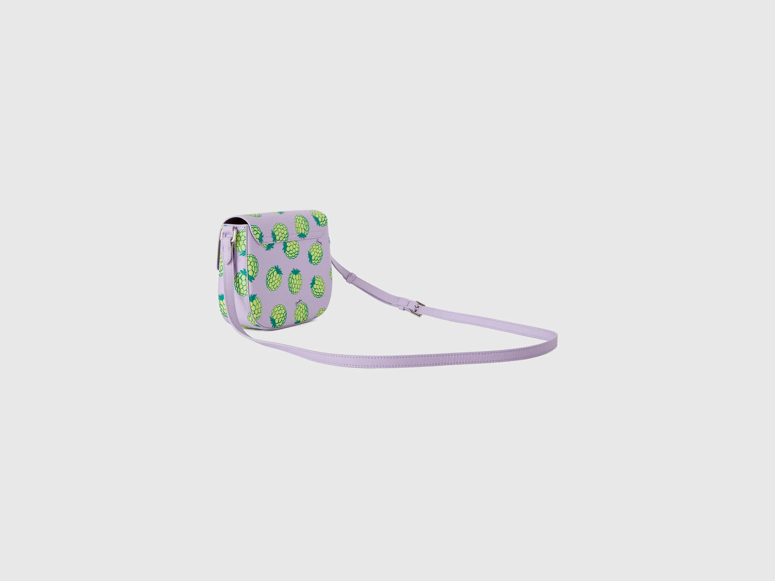 Printed Magnetic Closure Sling Bag