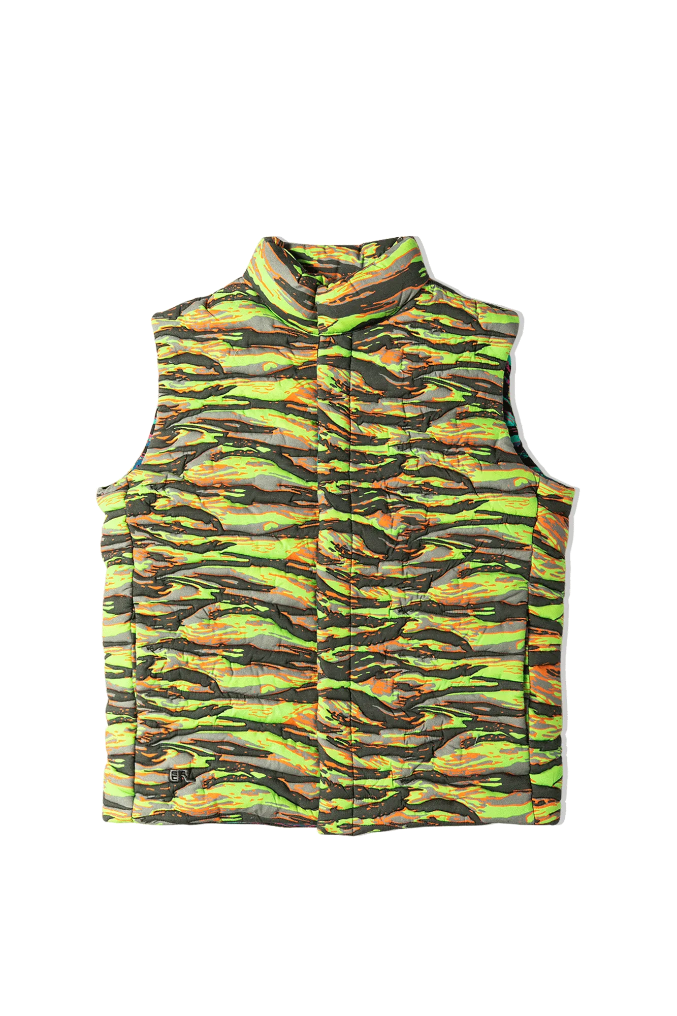Printed Quilted Puffer Vest