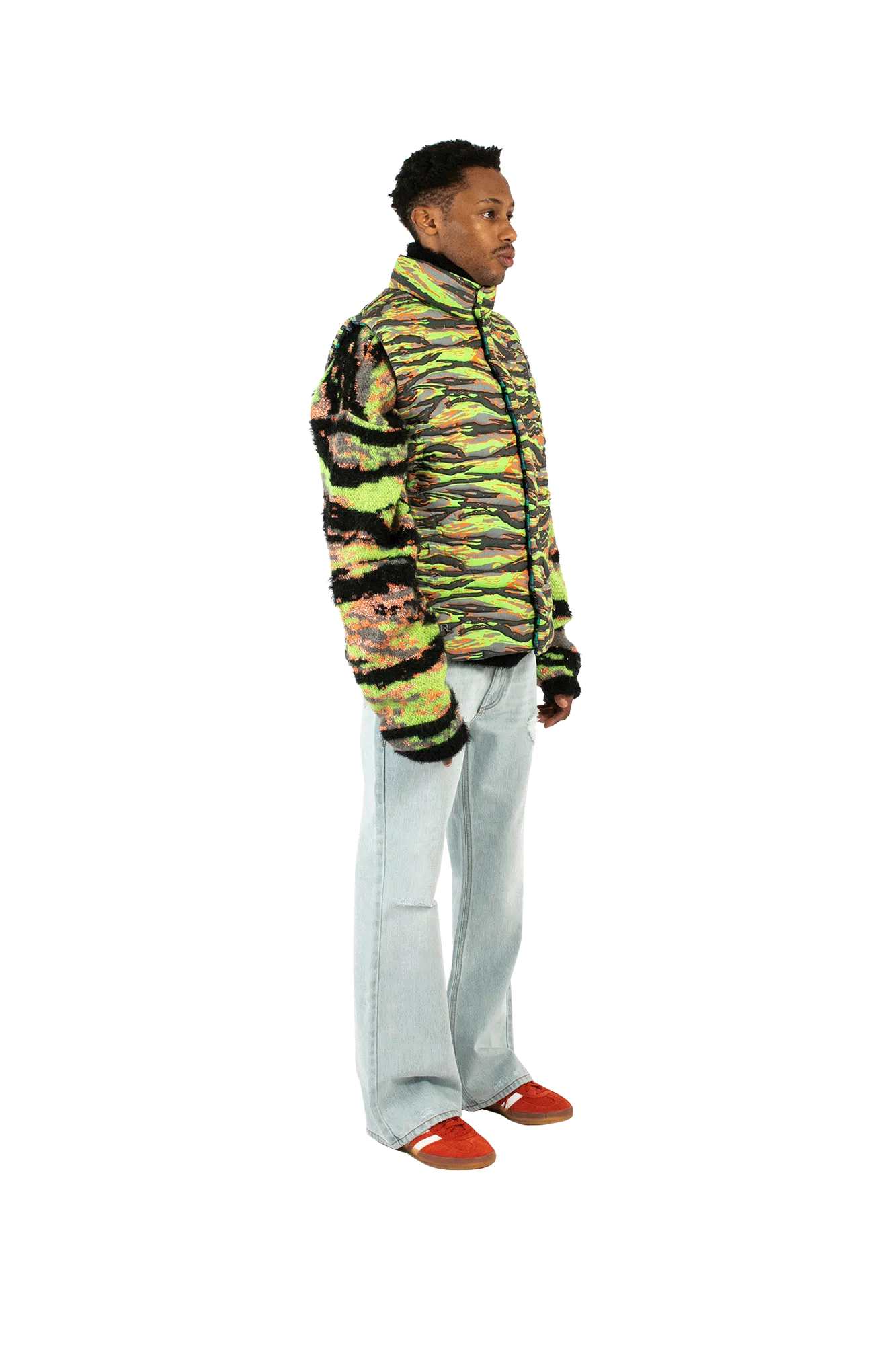 Printed Quilted Puffer Vest