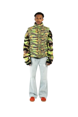 Printed Quilted Puffer Vest