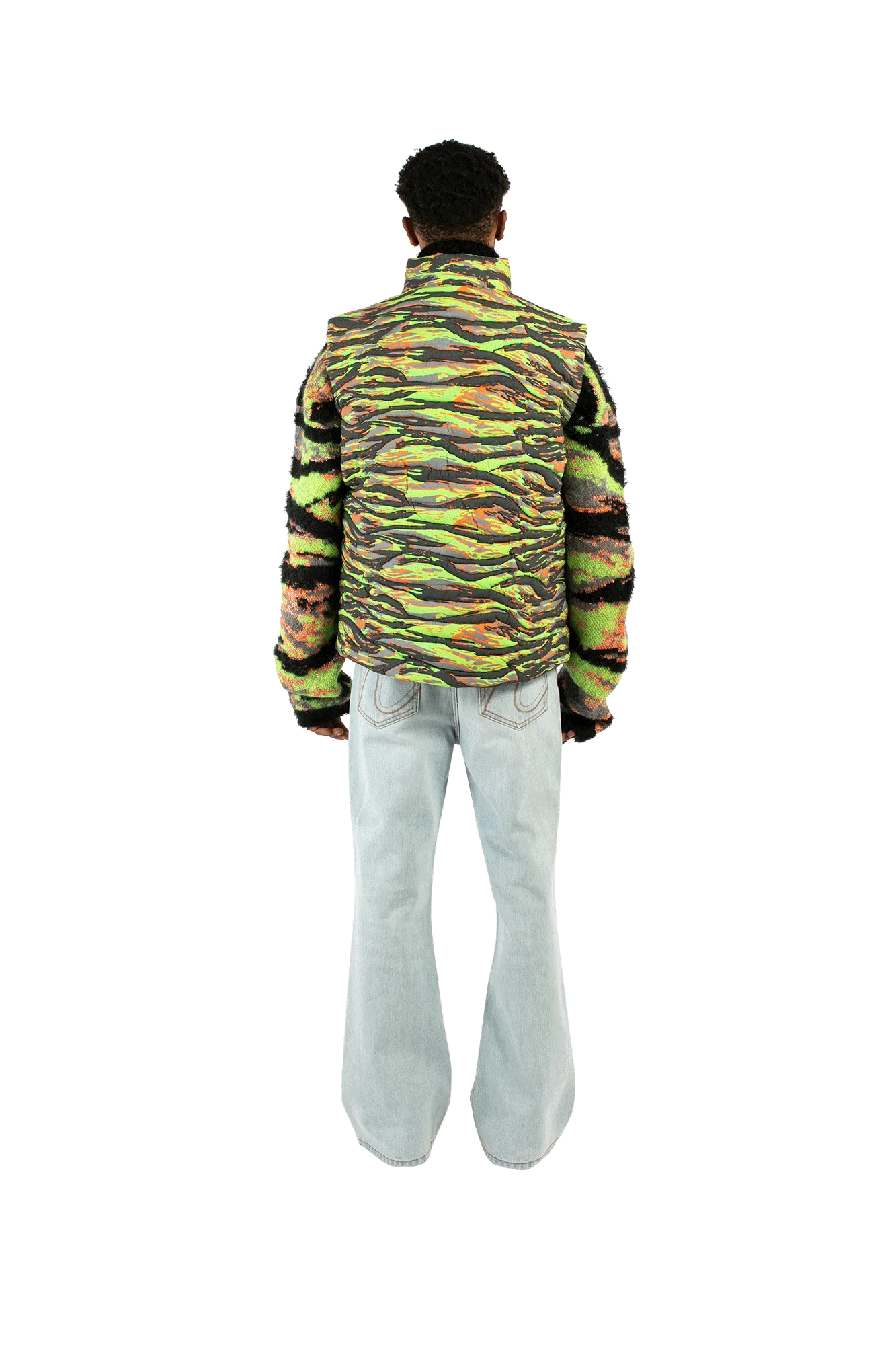 Printed Quilted Puffer Vest