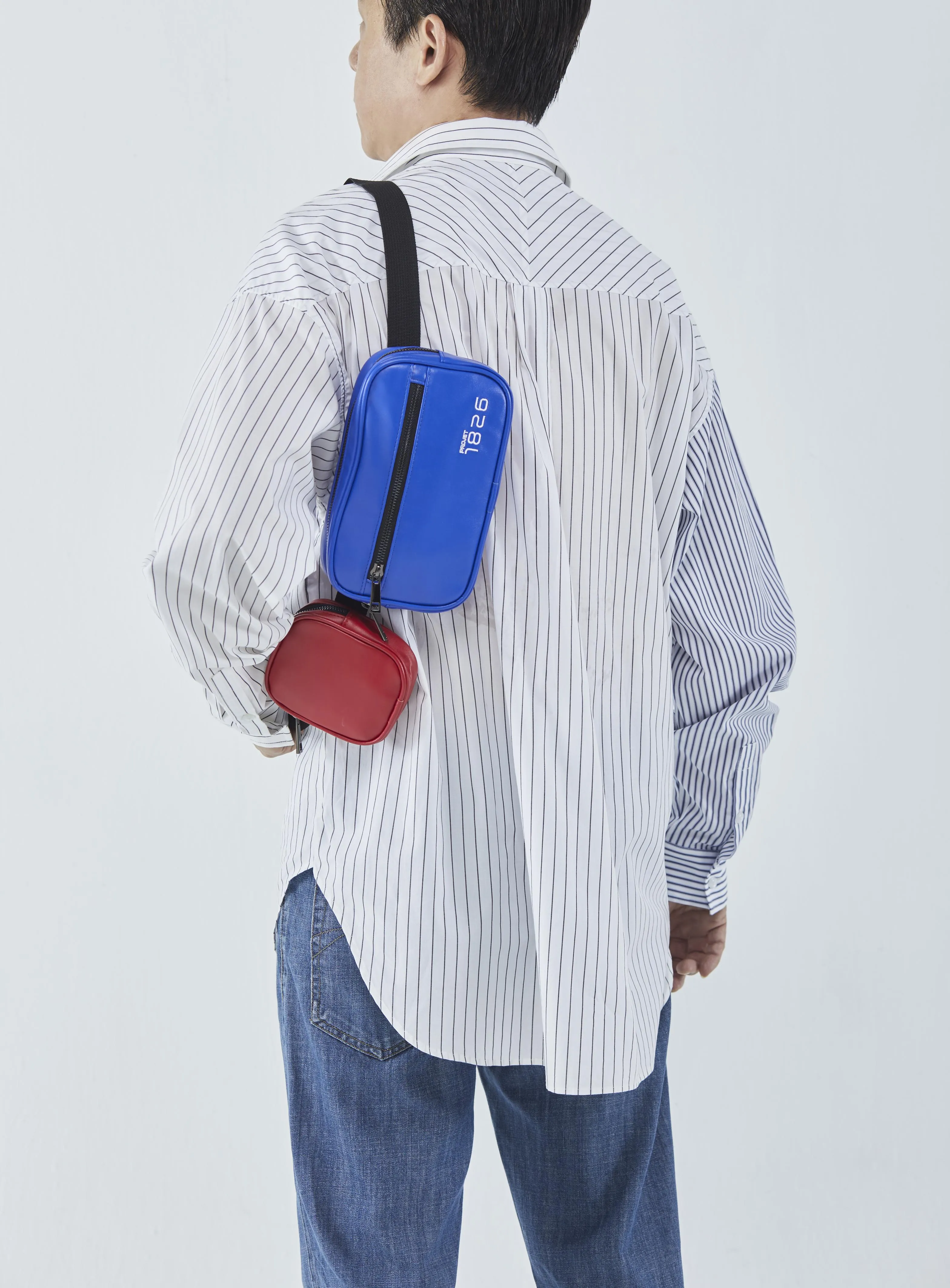 PROJET1826 | ADLER Duo Sling Chest Bags Red/Blue