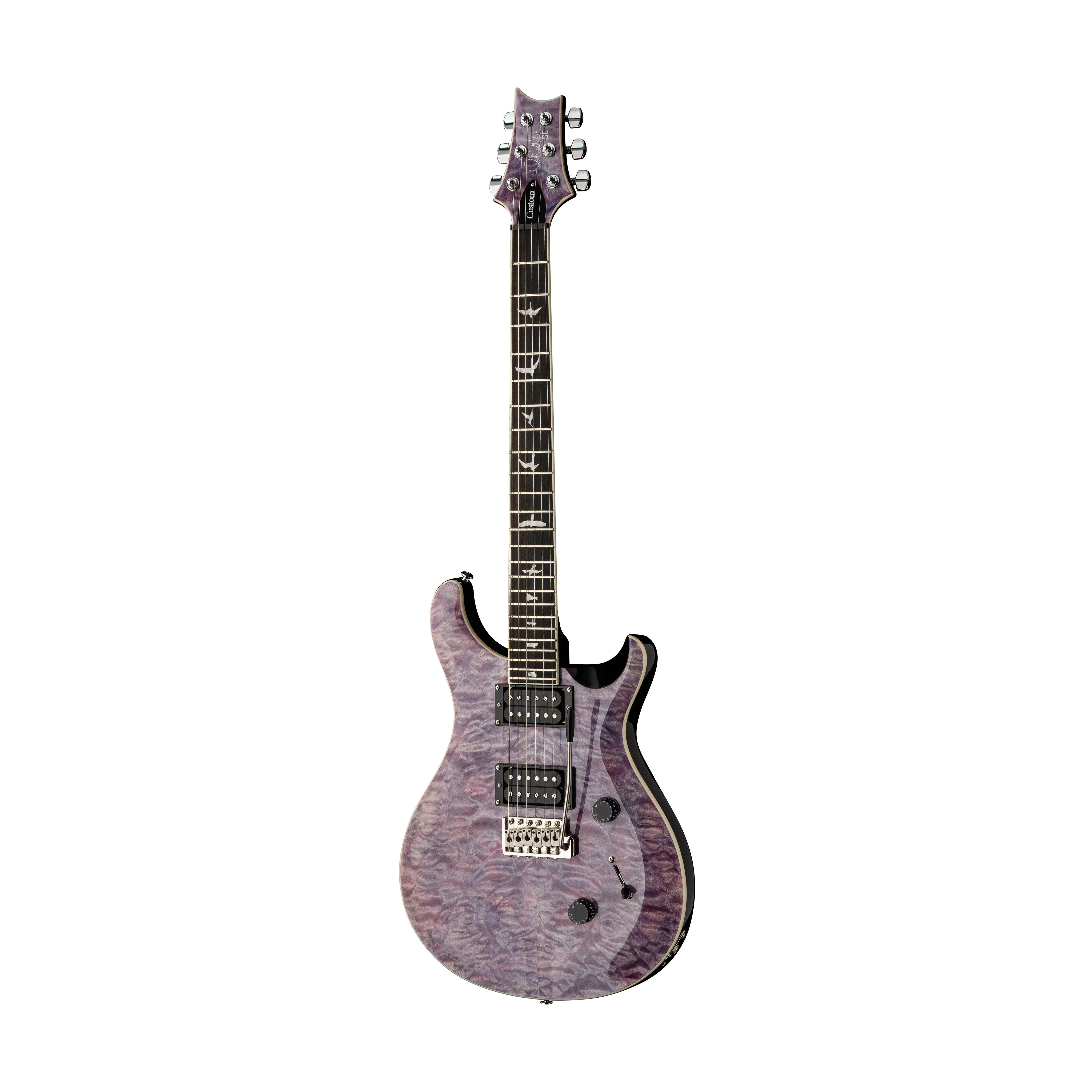 PRS SE Custom 24 Electric Guitar w/Quilt Package, Violet