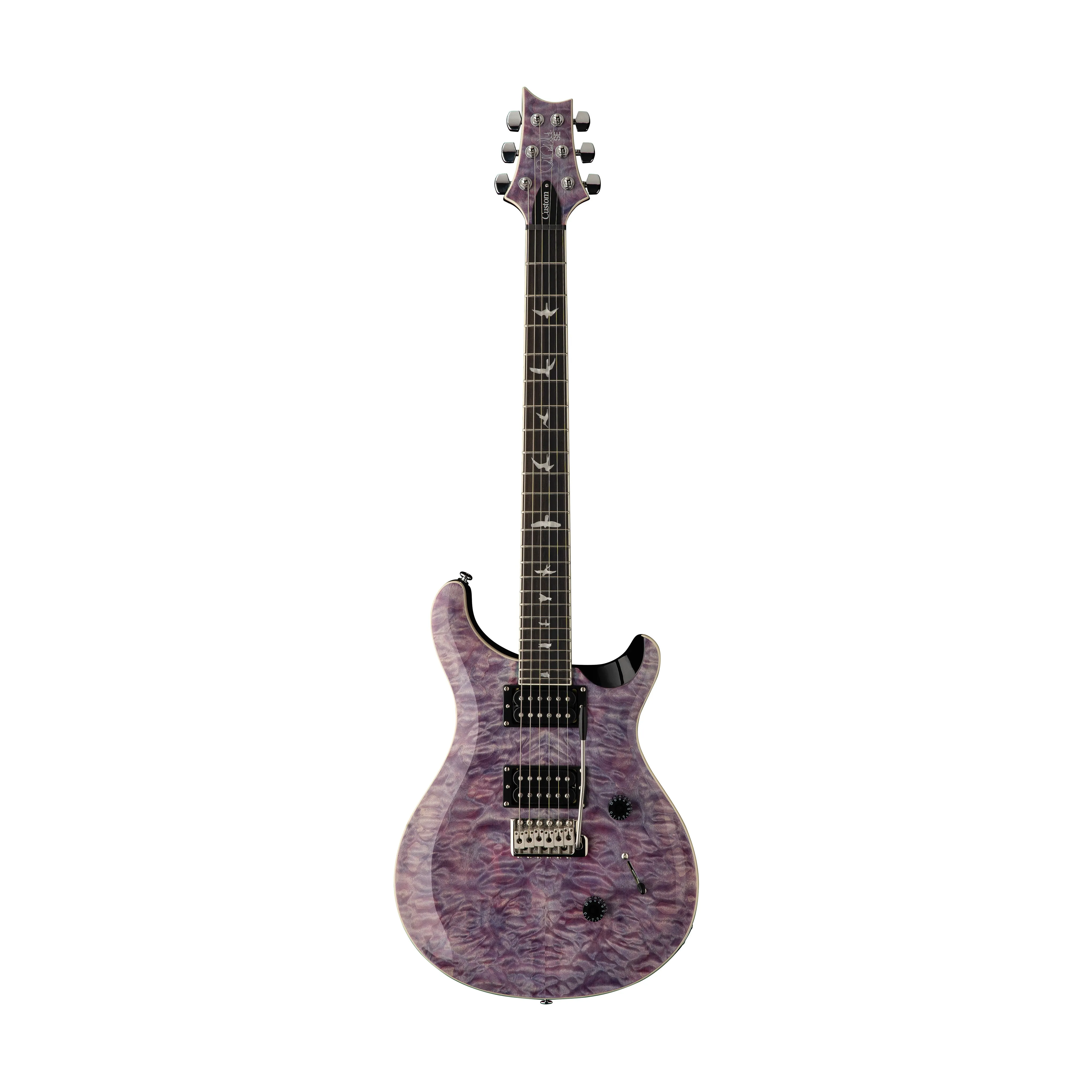 PRS SE Custom 24 Electric Guitar w/Quilt Package, Violet
