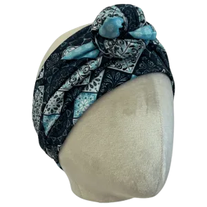 Quilted Greece Wrap Headband