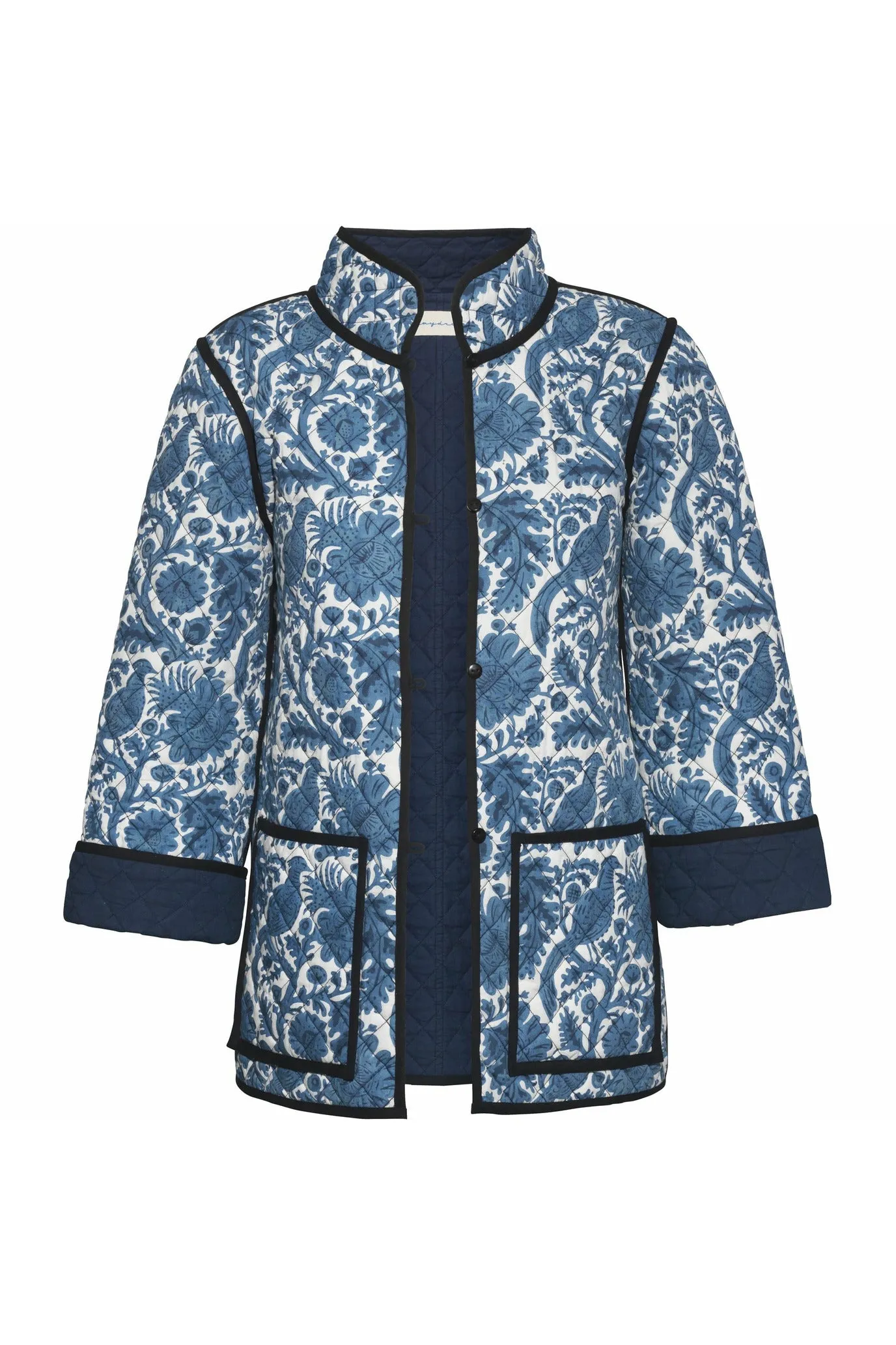 Quilted Jacket in Blue Pheasant