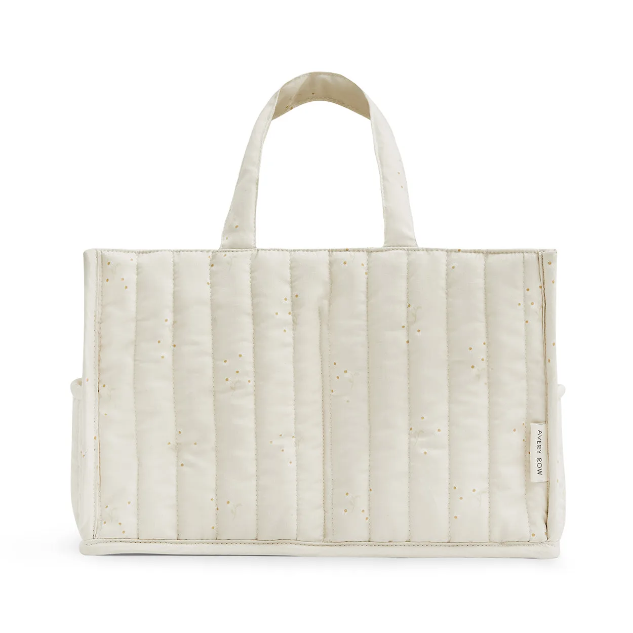 Quilted Nappy Baby Organiser Caddy (Wild Chamomile)