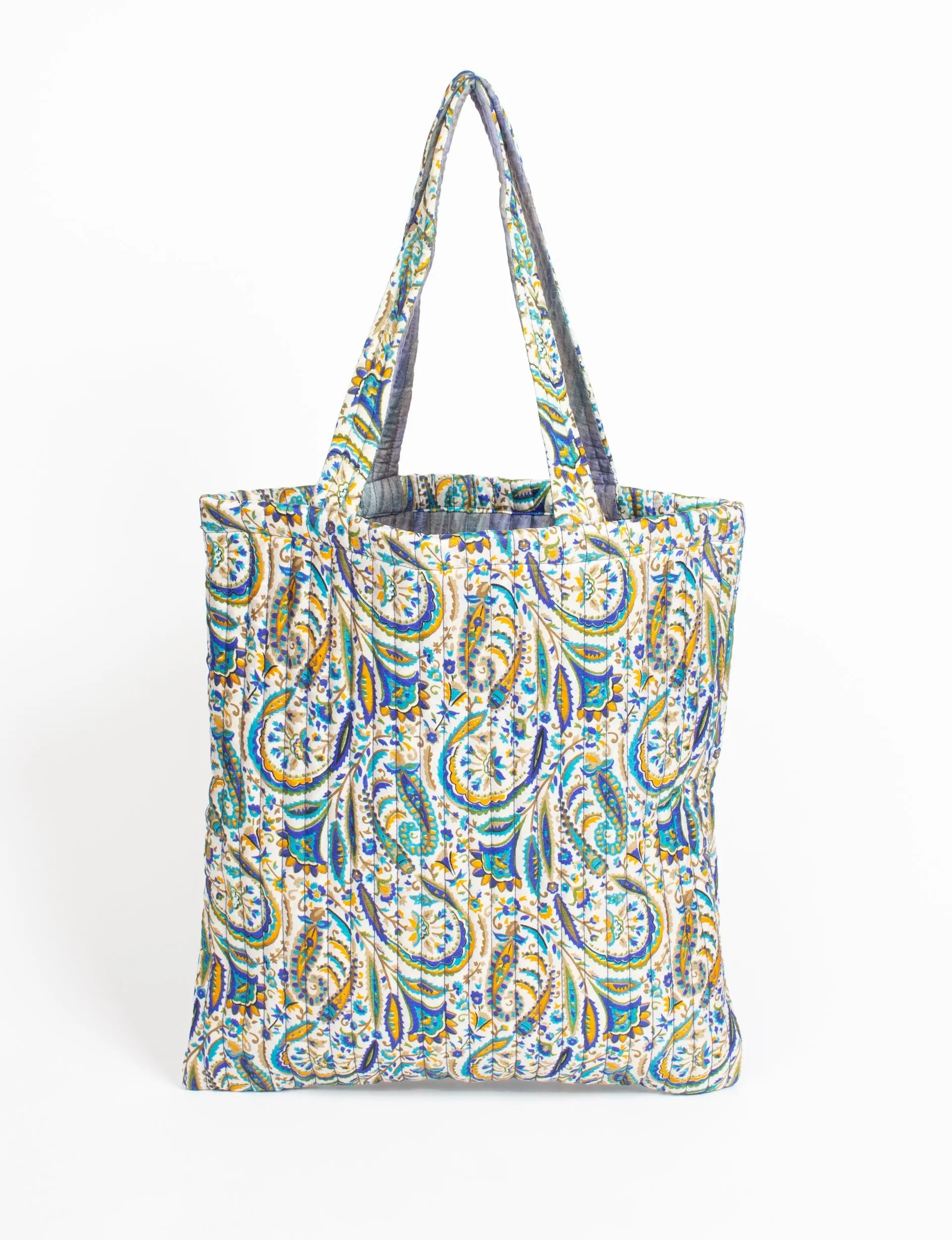 QUILTED SHOPPER BAG