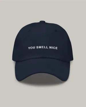 "You Smell Nice" Hat - Midnight/Pure White