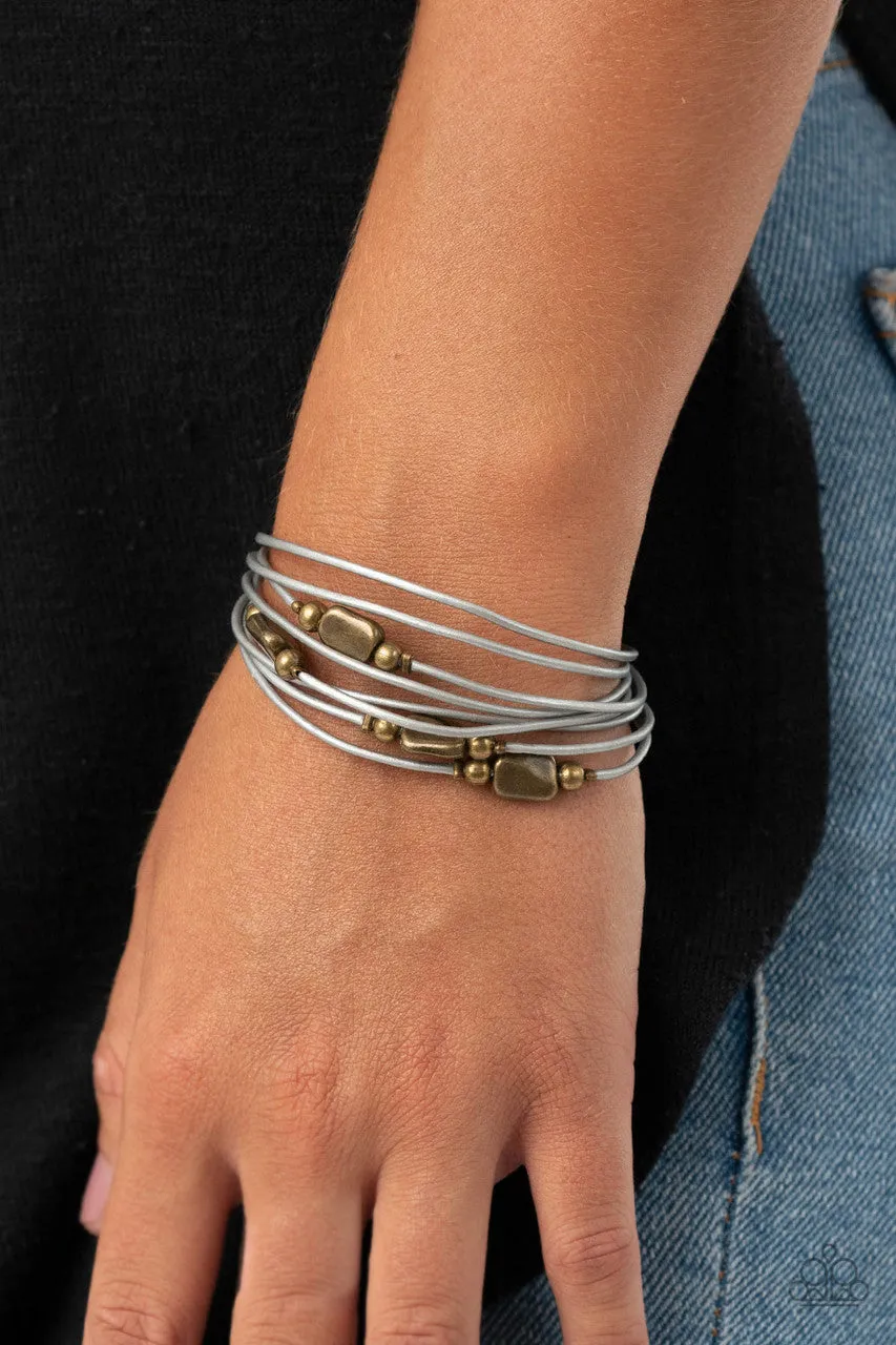 Raw Edge Multi Paparazzi Bracelet