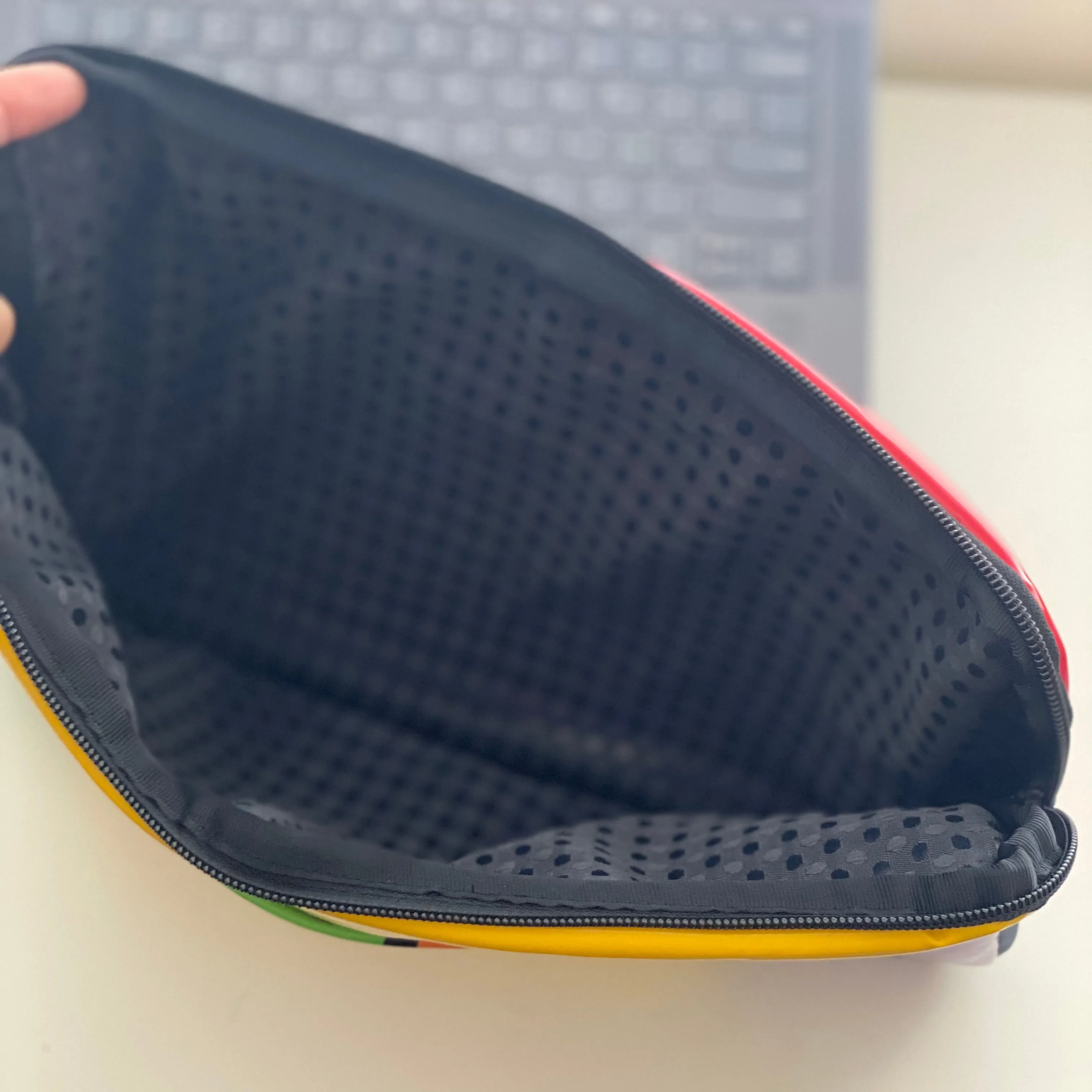 Recycled Laptop Case - ex inflatables - custom made