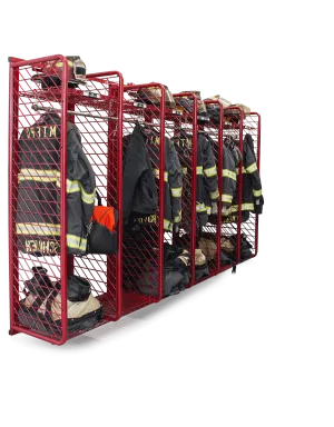 Red Rack Wall Mounted Gear Storage - 20" Wide