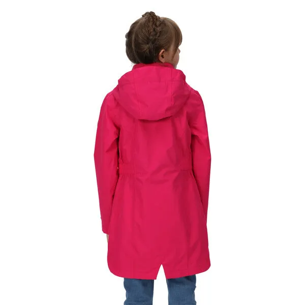 Regatta Girl's Talei Waterproof Jacket - Pink Fusion