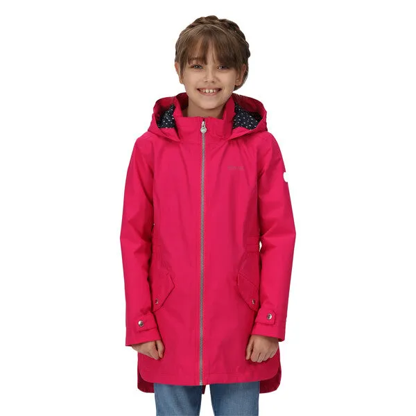 Regatta Girl's Talei Waterproof Jacket - Pink Fusion
