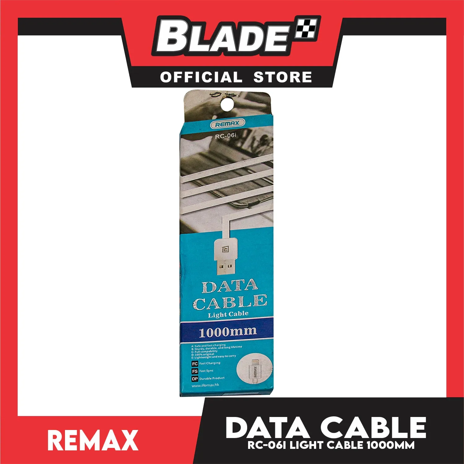 Remax Data Cable Lightning Cable RC-06i 2A 1000mm for iOS