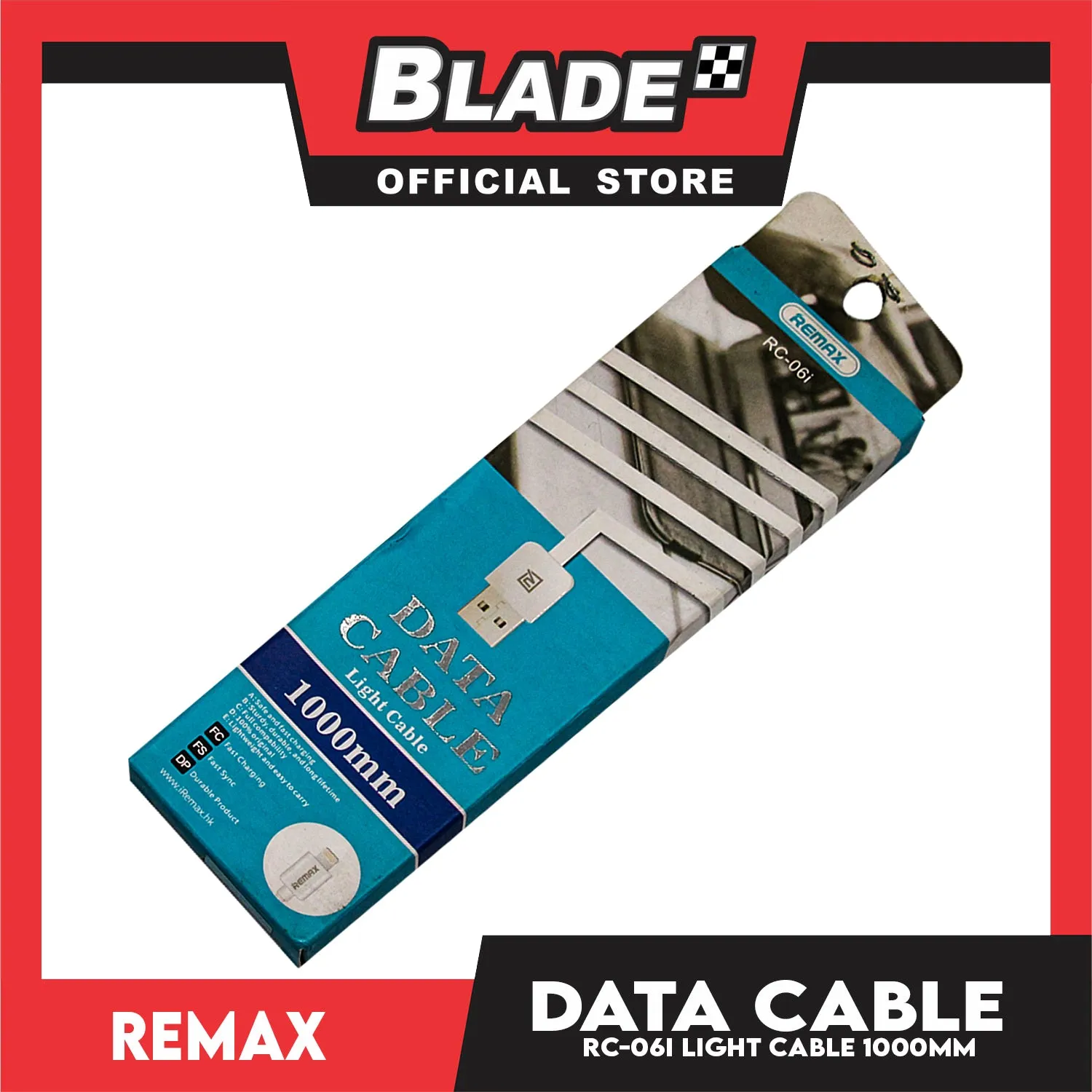 Remax Data Cable Lightning Cable RC-06i 2A 1000mm for iOS