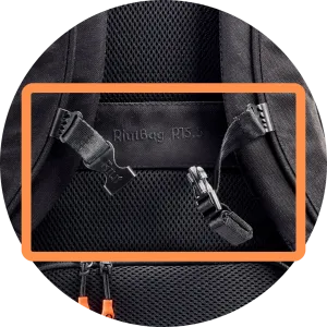 Replacement chest strap - black