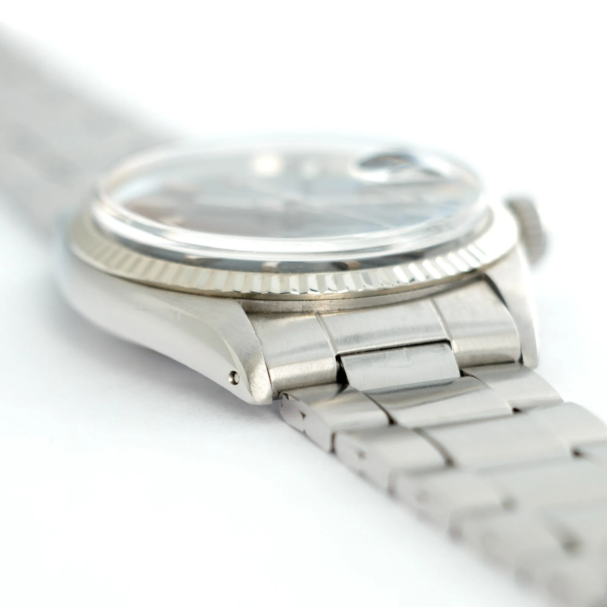 Rolex Datejust Silver Gilt Dial Watch Ref. 1601