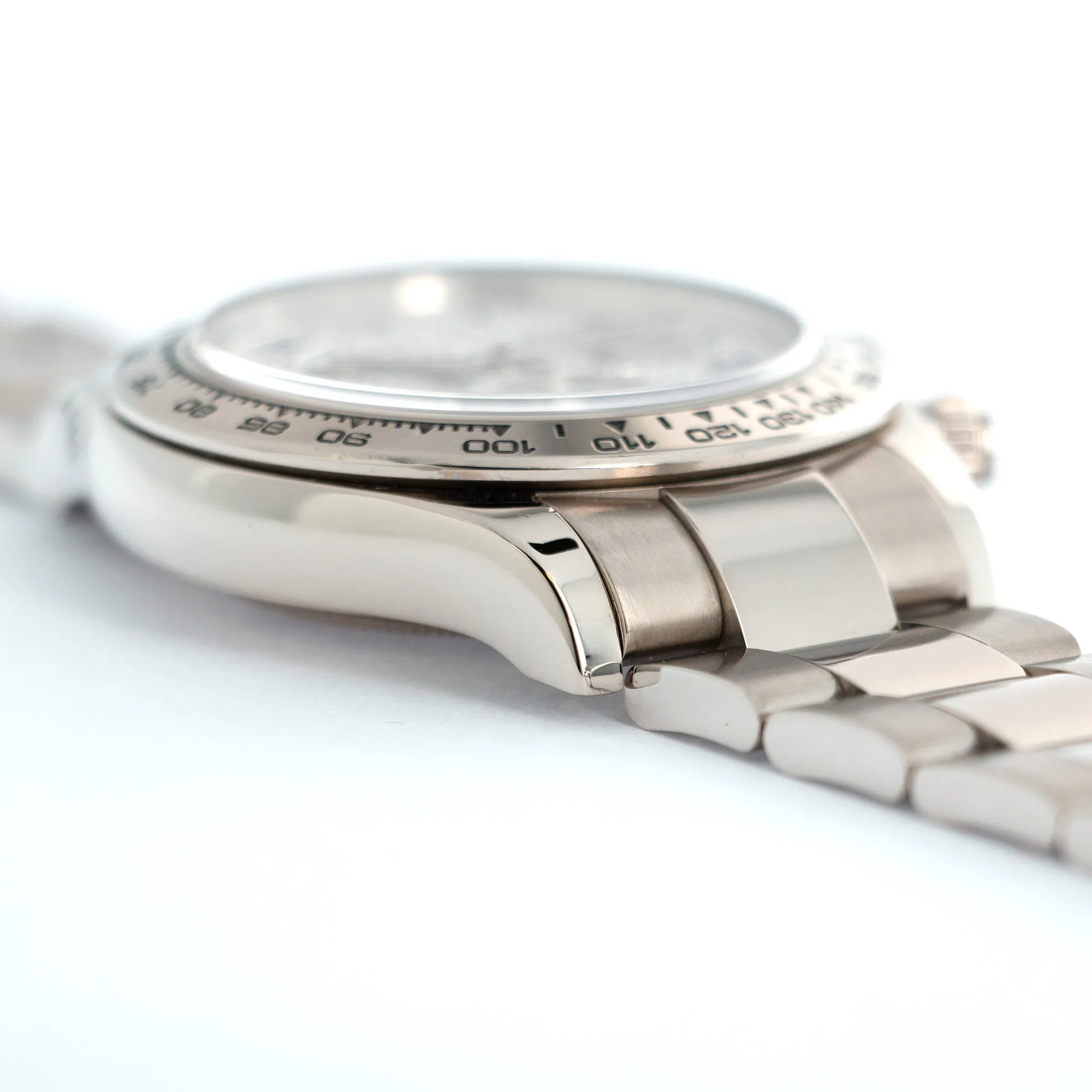 Rolex Daytona white Gold with diamond dial ref. 116509