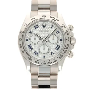 Rolex Daytona white Gold with diamond dial ref. 116509