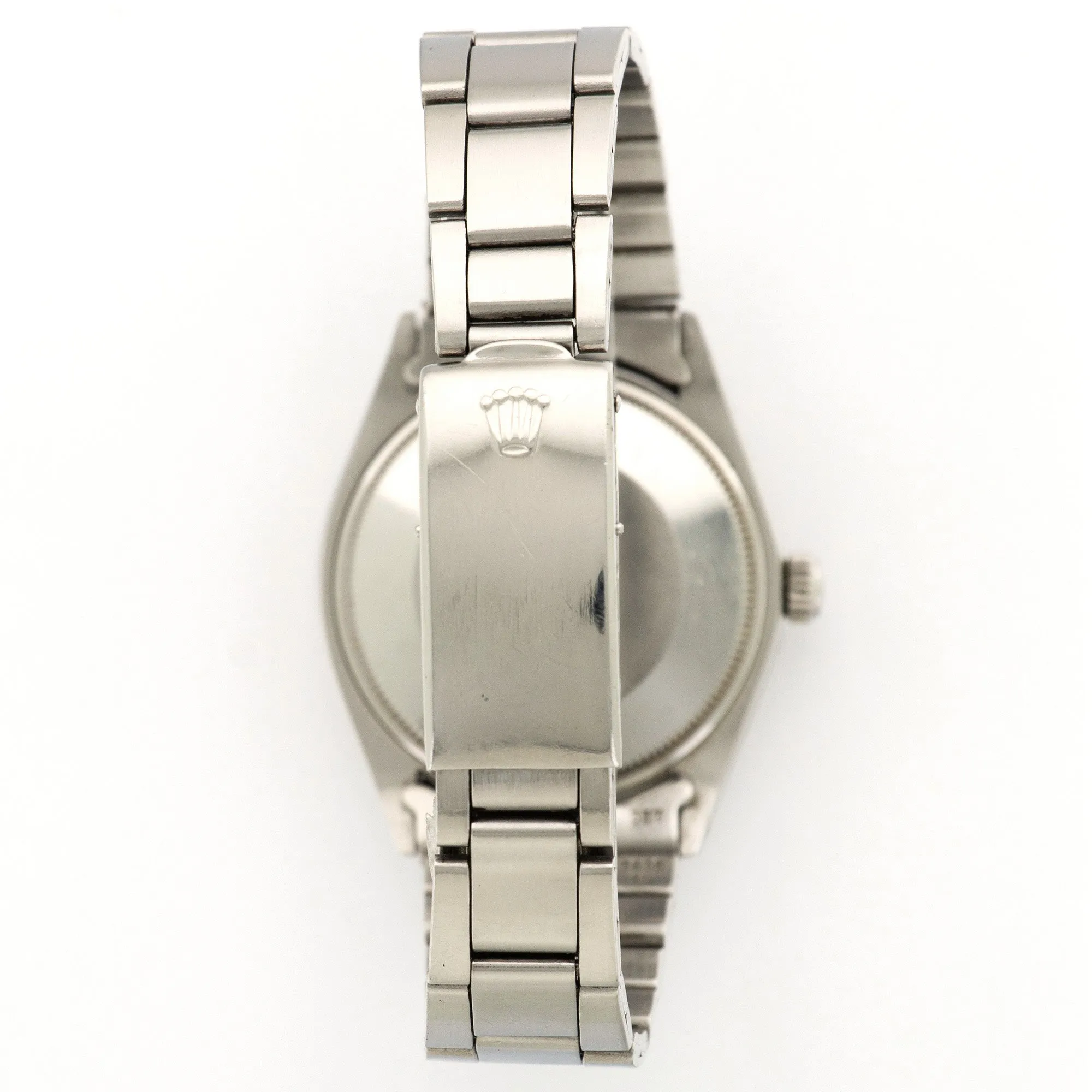 Rolex Oyster Perpetual Black Gilt Dial Watch Ref. 1002