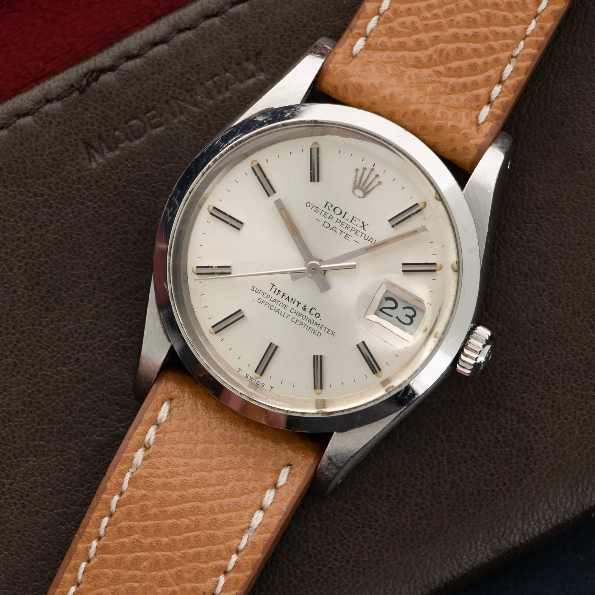Rolex Oyster Perpetual Date Ref. 15000, Retailed by Tiffany & Co.