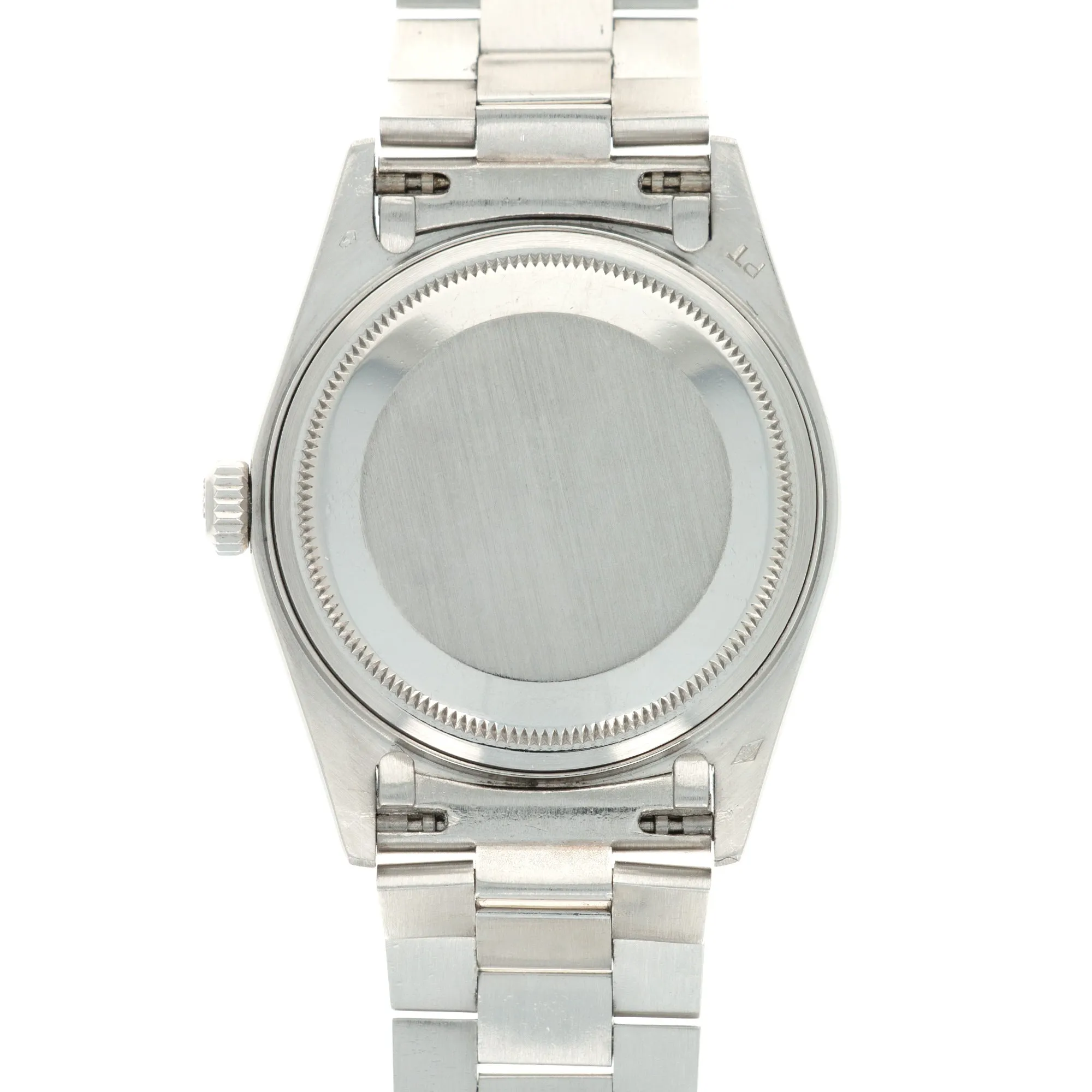 Rolex Platinum Day-Date Ref 18046 with Diamond Bezel and Diamond Dial