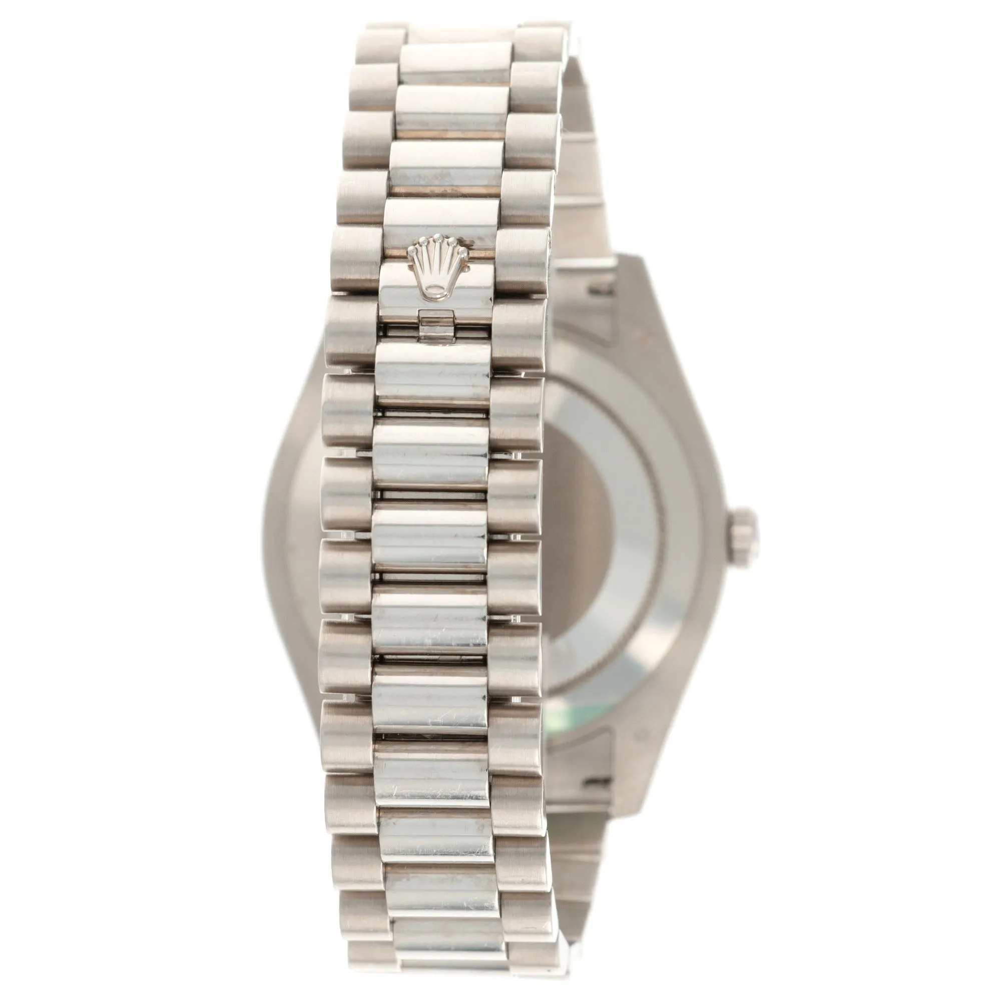 Rolex White Gold Day-Date Baguette Diamond Watch Ref. 218399
