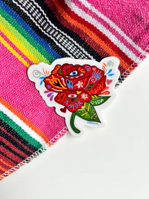Rose sticker