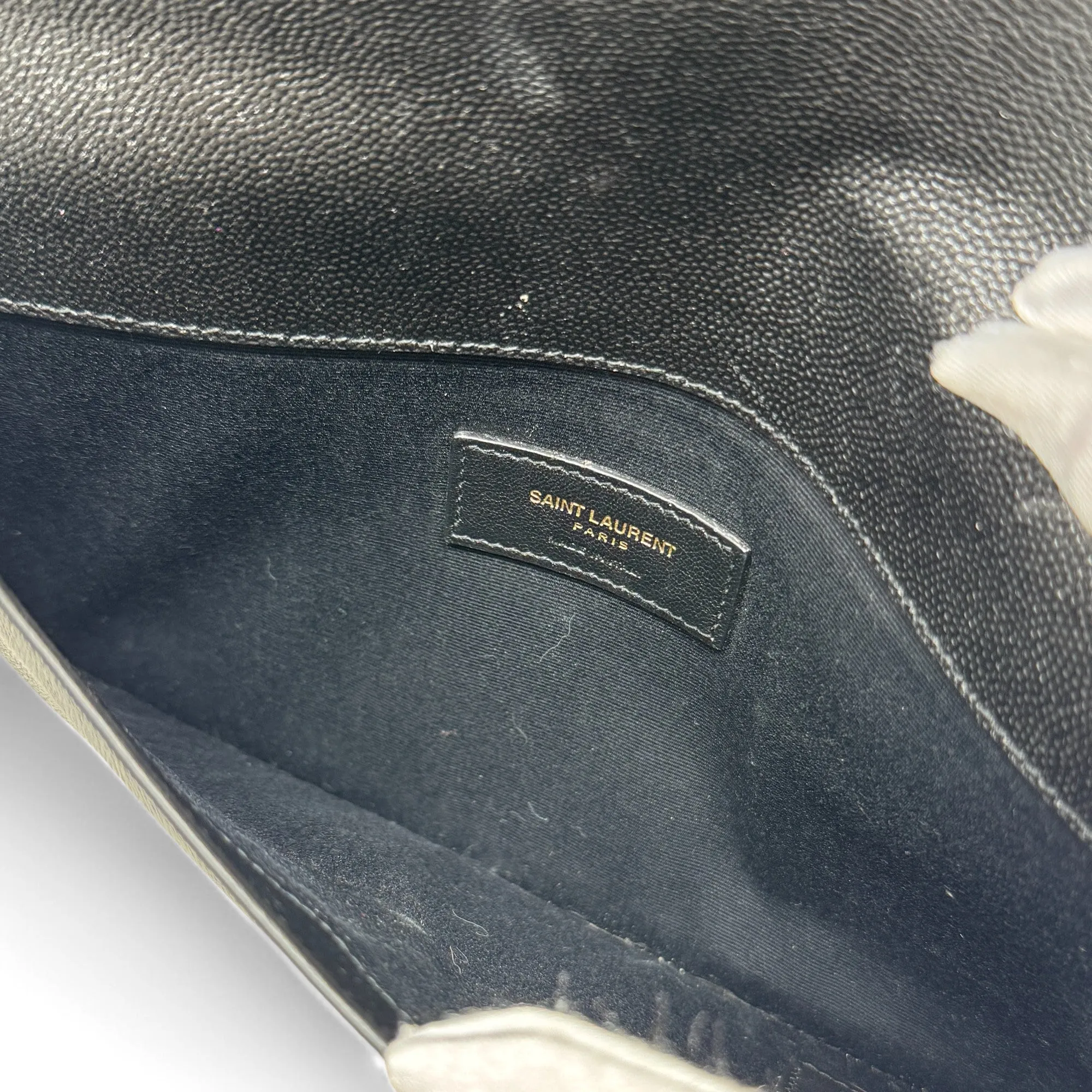 Saint Laurent Black Uptown Pouch
