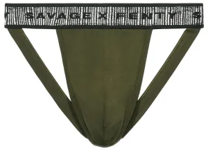 Savage X, Men's Going Platinum Jock Strap, Deep Forest Green, XXL