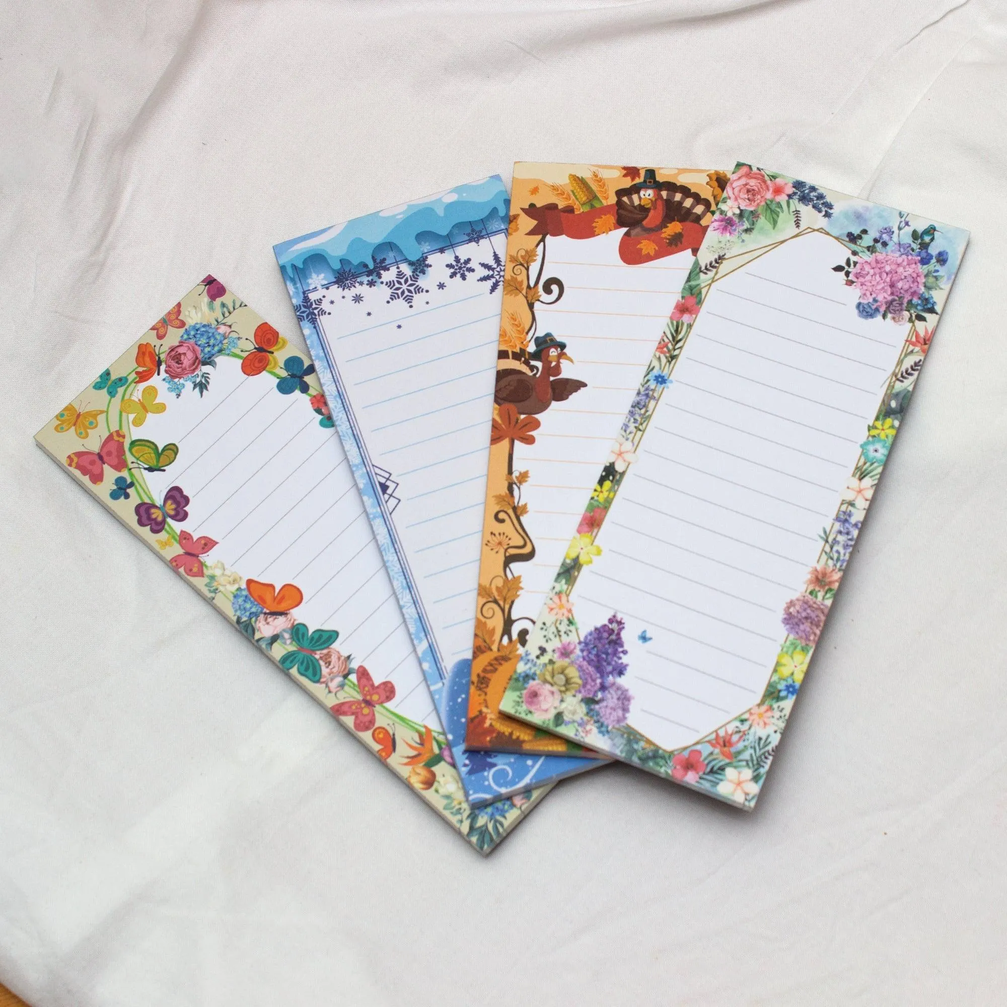 Season Theme Magnetic Notepads For Fridge