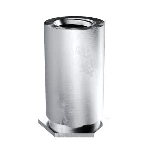 Self-Clinching Standoff, Blind Threaded for SS Sheets, 400 Series Stainless Steel, Passivated, M3.5x0.6 x 20, 100 Pack