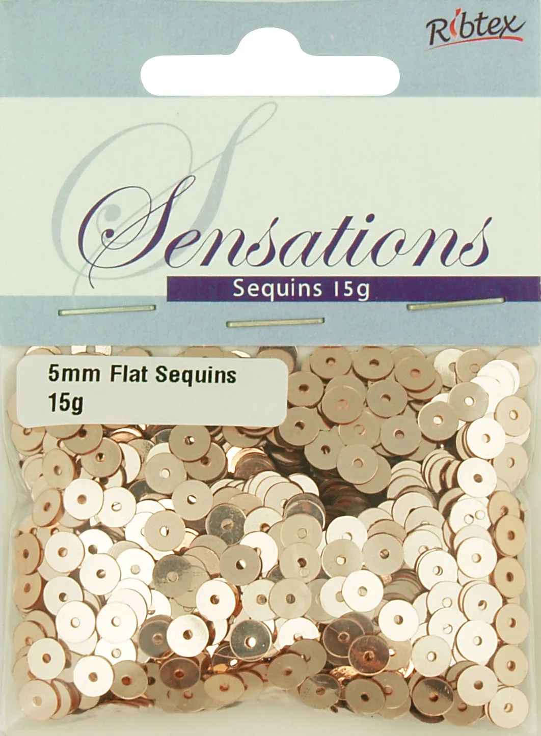 SENSATIONS SEQUINS FLAT GOLD 5MM 15G