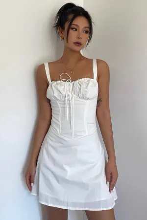 Sexy Lace Up Chest Strap Dress
