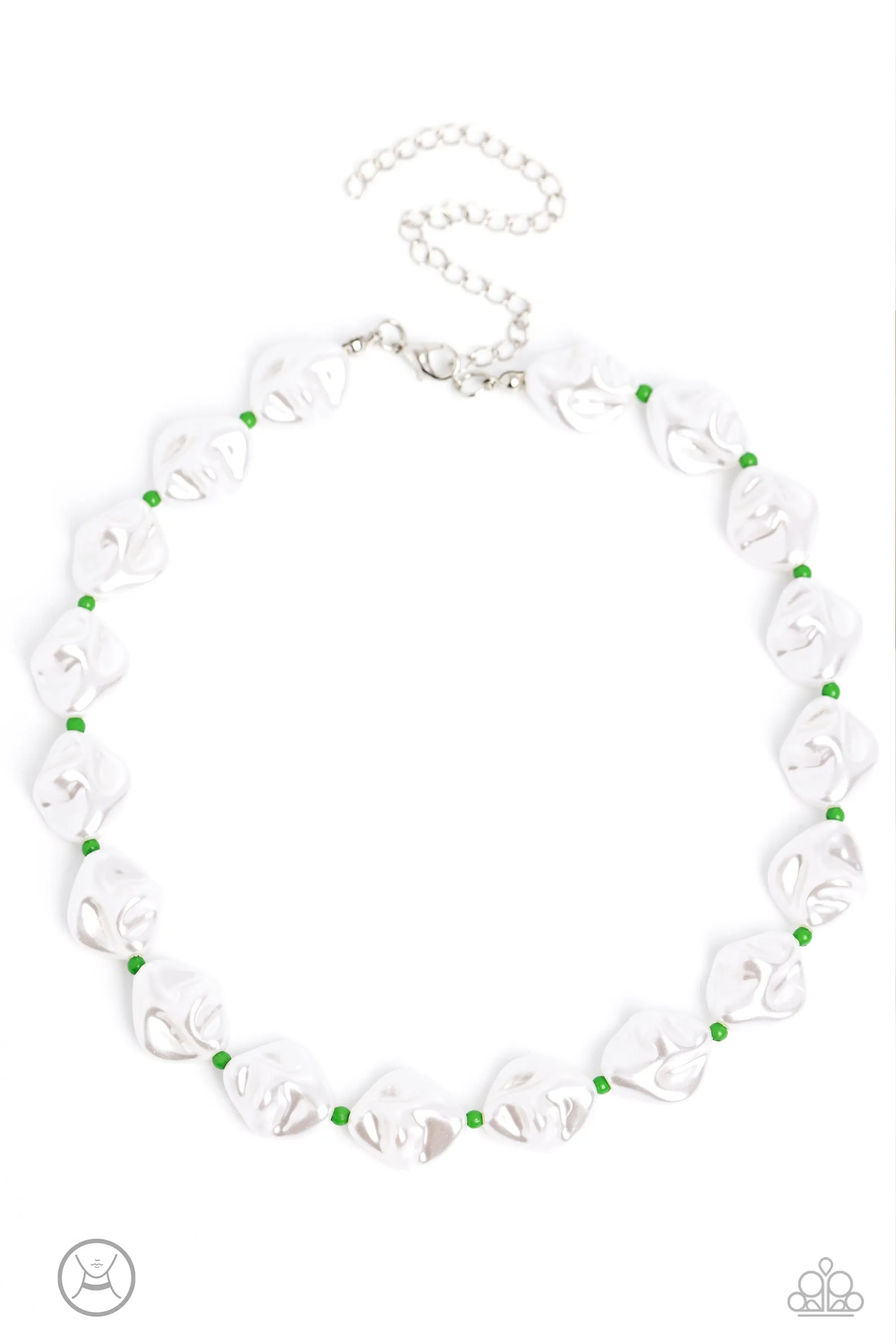 SHORE Enough - Green Necklace - Paparazzi Accessories