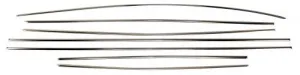 SIDE MOLDING KIT, 68-72 BEETLE
